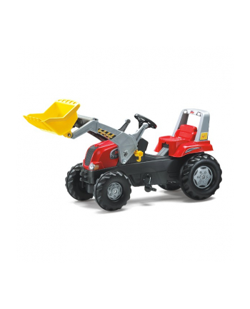 ROLLY TOYS TRAKTOR JUNIOR Z ŁYŻKĄ CZERW.