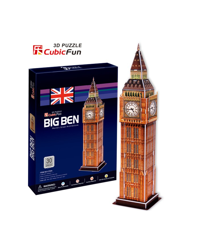 PUZZLE 3D ZEGAR BIG BEN główny