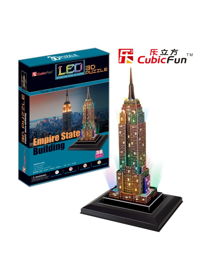 PUZZLE 3D EMPIRE STATE BUILDING (ŚWIATŁO główny