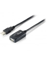 PRZEDŁUŻACZ USB AM-AF 2.0 5M AKTYWNY BLACK EQUIP - nr 10