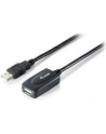 PRZEDŁUŻACZ USB AM-AF 2.0 5M AKTYWNY BLACK EQUIP - nr 14