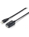 PRZEDŁUŻACZ USB AM-AF 2.0 5M AKTYWNY BLACK EQUIP - nr 17
