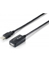 PRZEDŁUŻACZ USB AM-AF 2.0 5M AKTYWNY BLACK EQUIP - nr 18