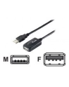 PRZEDŁUŻACZ USB AM-AF 2.0 5M AKTYWNY BLACK EQUIP - nr 19