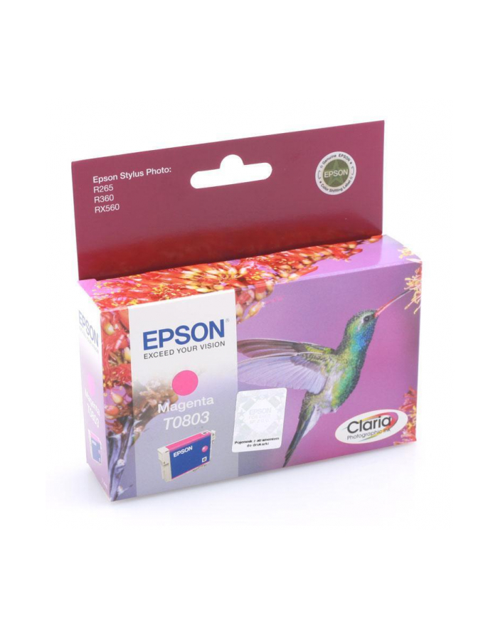 Tusz Epson T0803 magenta  Stylus Photo R265/285/360 RX560/585/685 główny