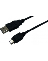 Kabel USB, USB A - Mikro USB B, 0.6m, CU, AWG28, 2x ekranowany, M/M, UL, czarny [CU0015] - nr 10