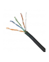 UTP kabel LYNX, Cat5E, drut, PVC, 305m - oznaczenie metrażu - nr 1