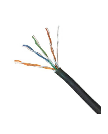 UTP kabel LYNX, Cat5E, drut, PVC, 305m - oznaczenie metrażu