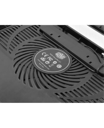 Podstawka chłodząca pod laptopa COOLERMASTER ALU NotePal L1 NTB 12-17'' czarna, 16cm fan