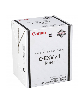 Toner Canon C-EXV 21 czarny (1szt. w opakowaniu) - 26.000 kopii [CF0452B002] nr 1