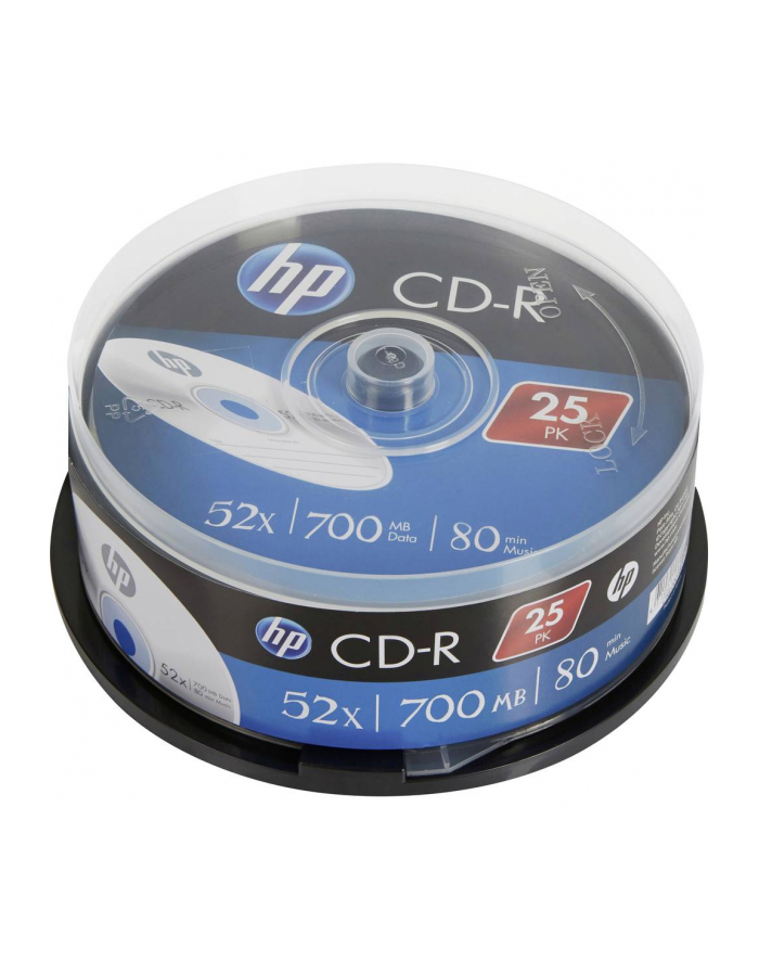 CD-R HP [ spindle 25 | 700MB | 52x ] główny