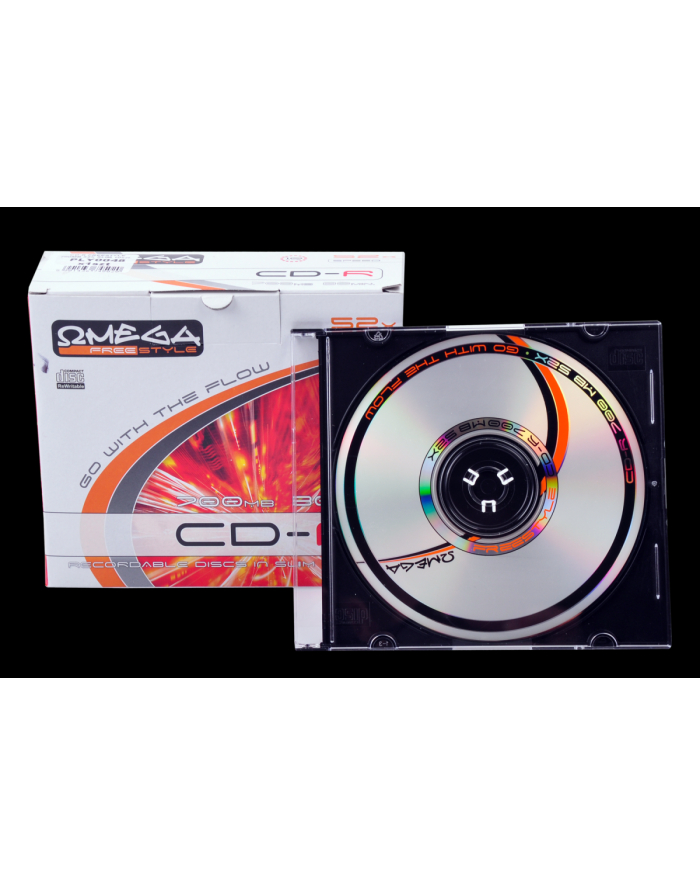 OMEGA CD-R 700MB 52X SLIM CASE*10 [56104] główny