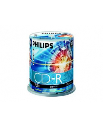 PHILIPS CD-R 700MB 52X CAKE*100  CR7D5NB00/00