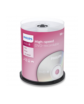 PHILIPS DVD-R 4,7GB 16X CAKE*100  DM4S6B00F/00