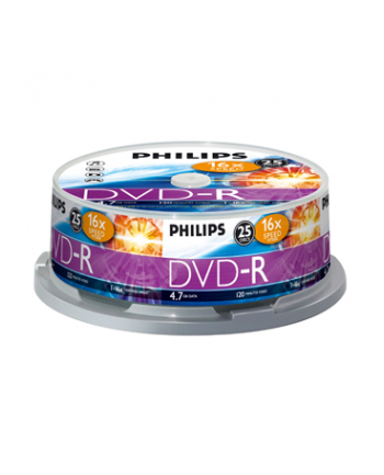 PHILIPS DVD-R 4,7GB 16X CAKE*25  DM4S6B25F/00