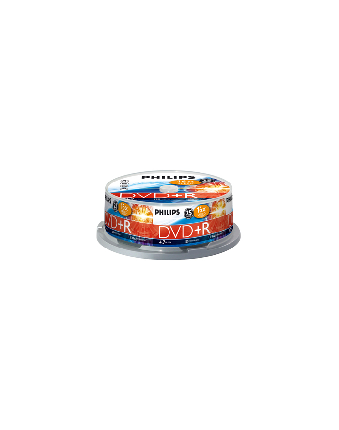 'PHILIPS DVD+R 4,7GB 16X CAKE*25  DR4S6B25F/00 główny