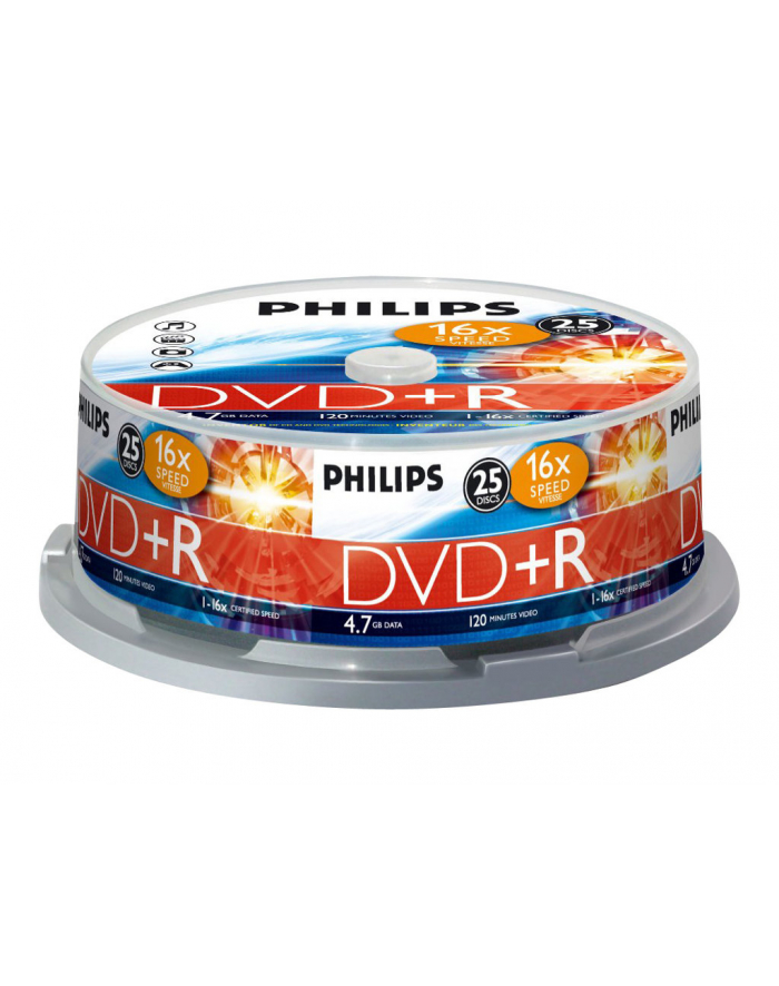 'PHILIPS DVD+R 4,7GB 16X CAKE*25  DR4S6B25F/00 główny