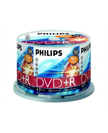 PHILIPS DVD+R 4,7GB 16X CAKE*50  DR4S6B50F/00
