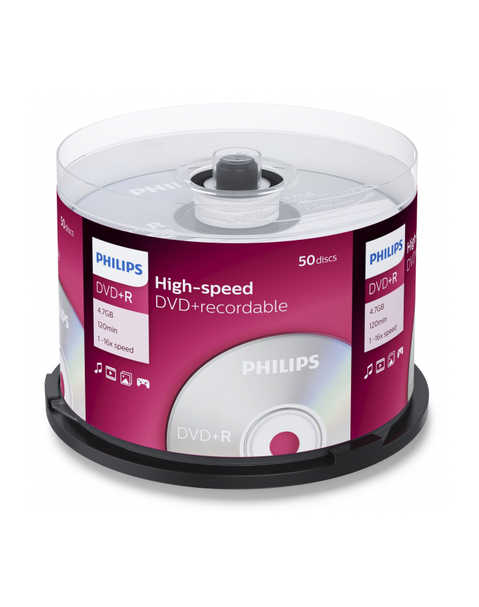 PHILIPS DVD+R 4,7GB 16X CAKE*50  DR4S6B50F/00 główny