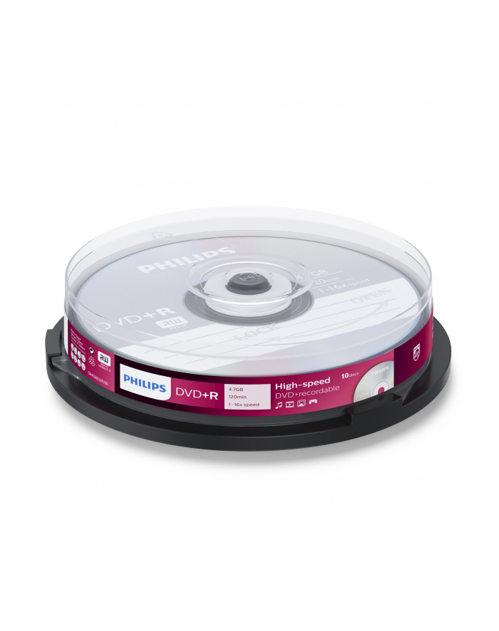 PHILIPS DVD+R 8,5GB 8X DL WHITE INKJET PRINT. CAKE*25  DR8I8B25F/00 główny