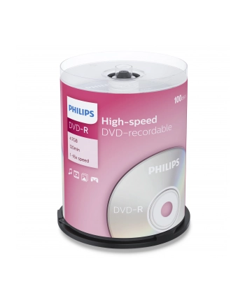 PHILIPS DVD-R 4,7GB 16X CAKE*100  DM4S6B00F/00