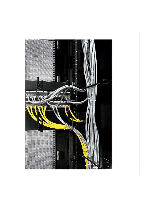 APC panel 19'' z wieszakami 2U - czarny główny