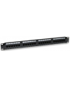 Intellinet patch panel 19 cali 24 porty UTP kat.5e czarny - nr 19