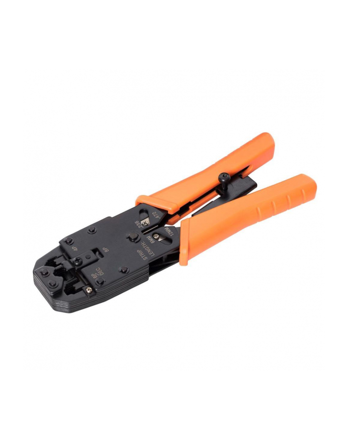 Netrack zaciskarka RJ45 8p+6p+4p, kontrola docisku główny