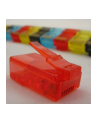 Netrack wtyk RJ45 8p8c UTP linka, kat. 5e (100 szt), czerwony - nr 1