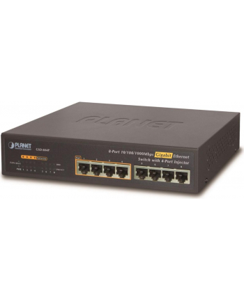 PLANET GSD-804P SWITCH 8port 100/1000 + 4porty POE