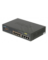 PLANET GSD-804P SWITCH 8port 100/1000 + 4porty POE - nr 3