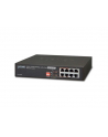 PLANET GSD-804P SWITCH 8port 100/1000 + 4porty POE - nr 6