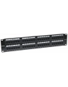 Intellinet patch panel 19'' 48 porty UTP kat.6 2U czarny - nr 2