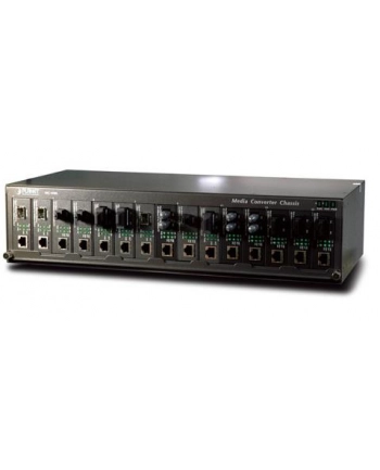 PLANET (MC-1500)  Obudowa dla konwerterów / 15 miejsc / nie zarządzalna / 19'' /