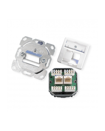Gniazdo 2xRJ45 podtynkowe ekran.cat.5 TELEG.(A0389)