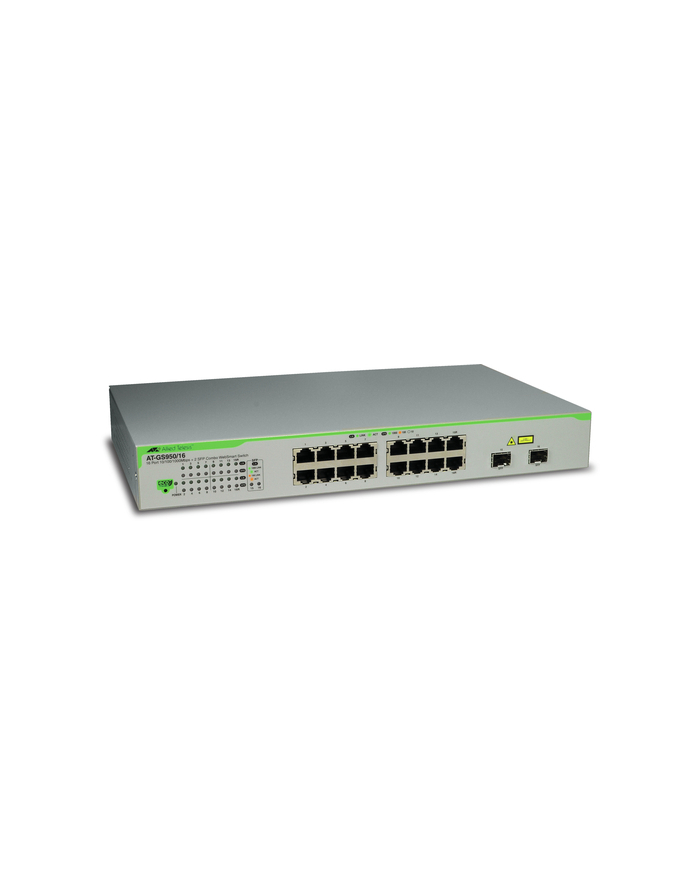 Allied Telesis WebSmart (AT-GS950/16) 16x10/100/1000Mbps  2xSFP combo główny