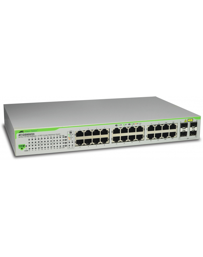 Allied Telesis WebSmart (AT-GS950/24) 24x10/100/1000Mbps  2xSFP combo główny
