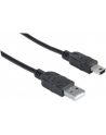 MANHATTAN Kabel USB 2.0 A-mini B długość kabla 1.8m<br>[333375] - nr 12