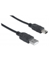 MANHATTAN Kabel USB 2.0 A-mini B długość kabla 1.8m<br>[333375] - nr 16