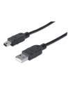 MANHATTAN Kabel USB 2.0 A-mini B długość kabla 1.8m<br>[333375] - nr 17