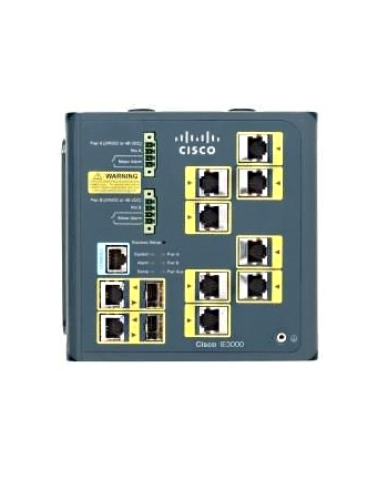Cisco IE 3000 Switch, 8 10/100, 2 T/SFP