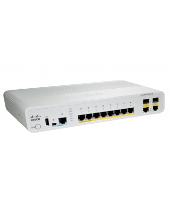 Cisco Catalyst 2960C Switch 8 FE PoE, 2 x Dual Uplink, Lan Base