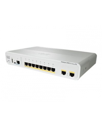 Cisco Catalyst 2960C PD PSE Switch 8 FE PoE, 2 x 1G, LAN Base