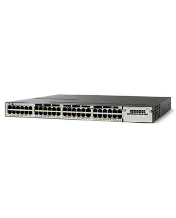 Cisco Catalyst 3750X 48 Port 10/100/1000 PoE+, 1100W AC PS, IP Base