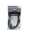 MANHATTAN Kabel USB 3.0 A-A przedłużacz 2m, niebieski<br>[322379] - nr 10
