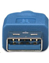MANHATTAN Kabel USB 3.0 A-Mikro B długość kabla 1m, niebieski<br>[325417] - nr 3