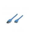 MANHATTAN Kabel USB 3.0 A-Mikro B 2m, niebieski<br>[325424] - nr 13