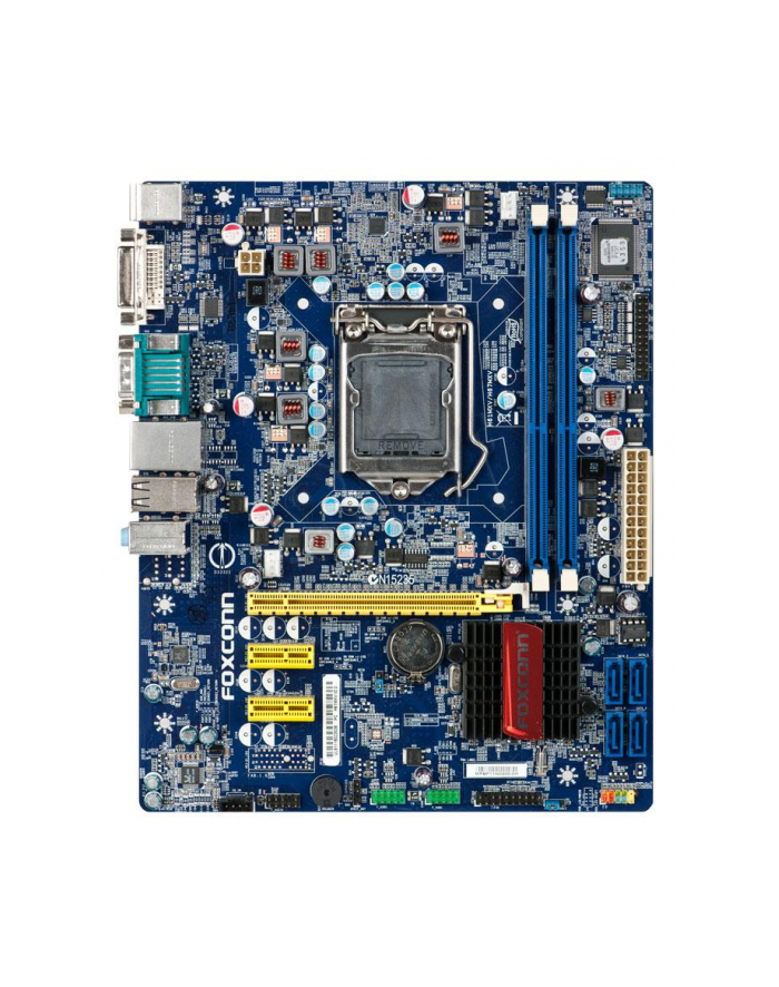 FOXCONN H61MXV V2.0 Intel H61 LGA 1155 (PCX/VGA/DZW/GLAN/SATA/DDR3) mATX główny