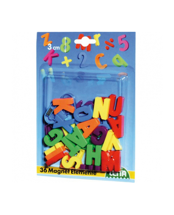 LENA Literki magnetyczne duże 36 szt