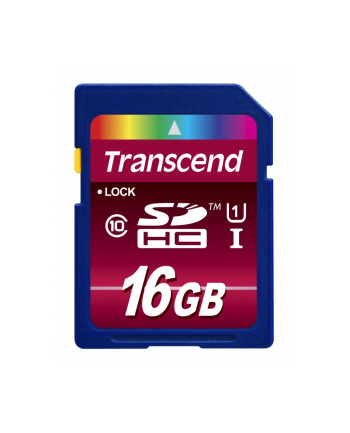 Transcend karta pamięci SDHC UHS-1  16GB Class 10 ULTIMATE HD VIDEO